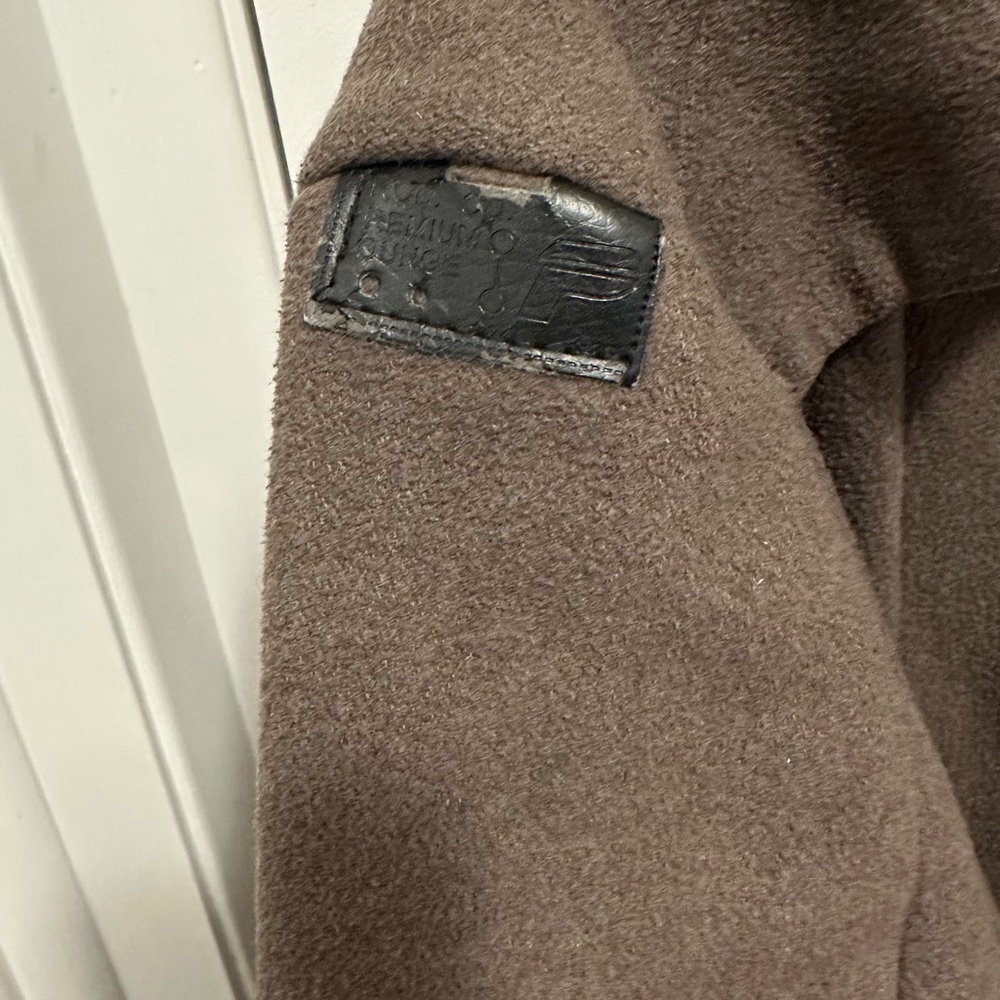Premium Lounge Wool Blend Military Style Utility Cargo Jacket Coat Men XXL brown - Picture 7 of 15
